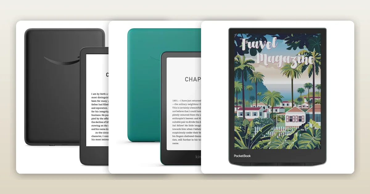 Top eBook readere 2026: Kindle, PocketBook și ecrane color e-ink