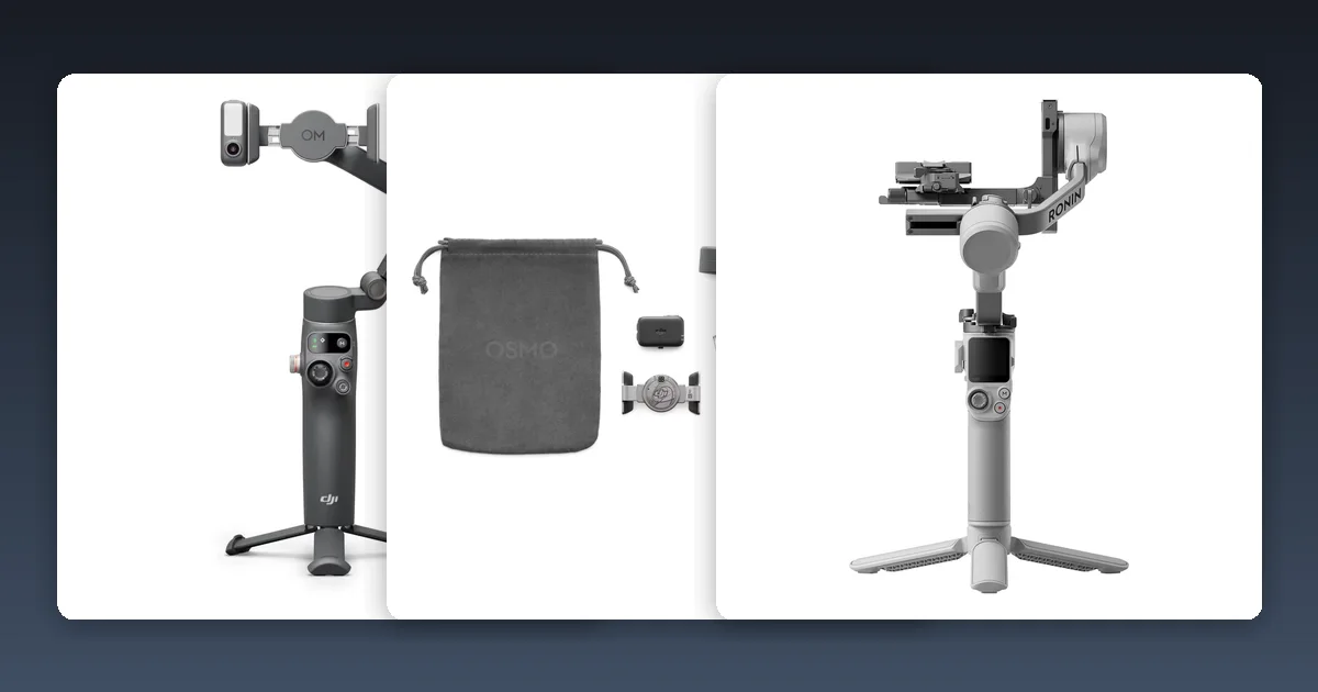 Top gimbal 2026: note OParere pentru telefon și cameră