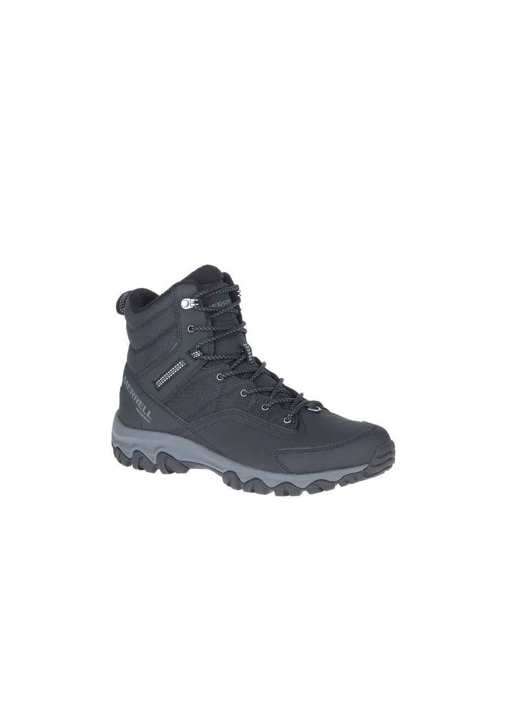 Ghete pentru barbati Merrell Thermo Akita Mid WP, piele naturala, pentru trekking, gri, 41 EU