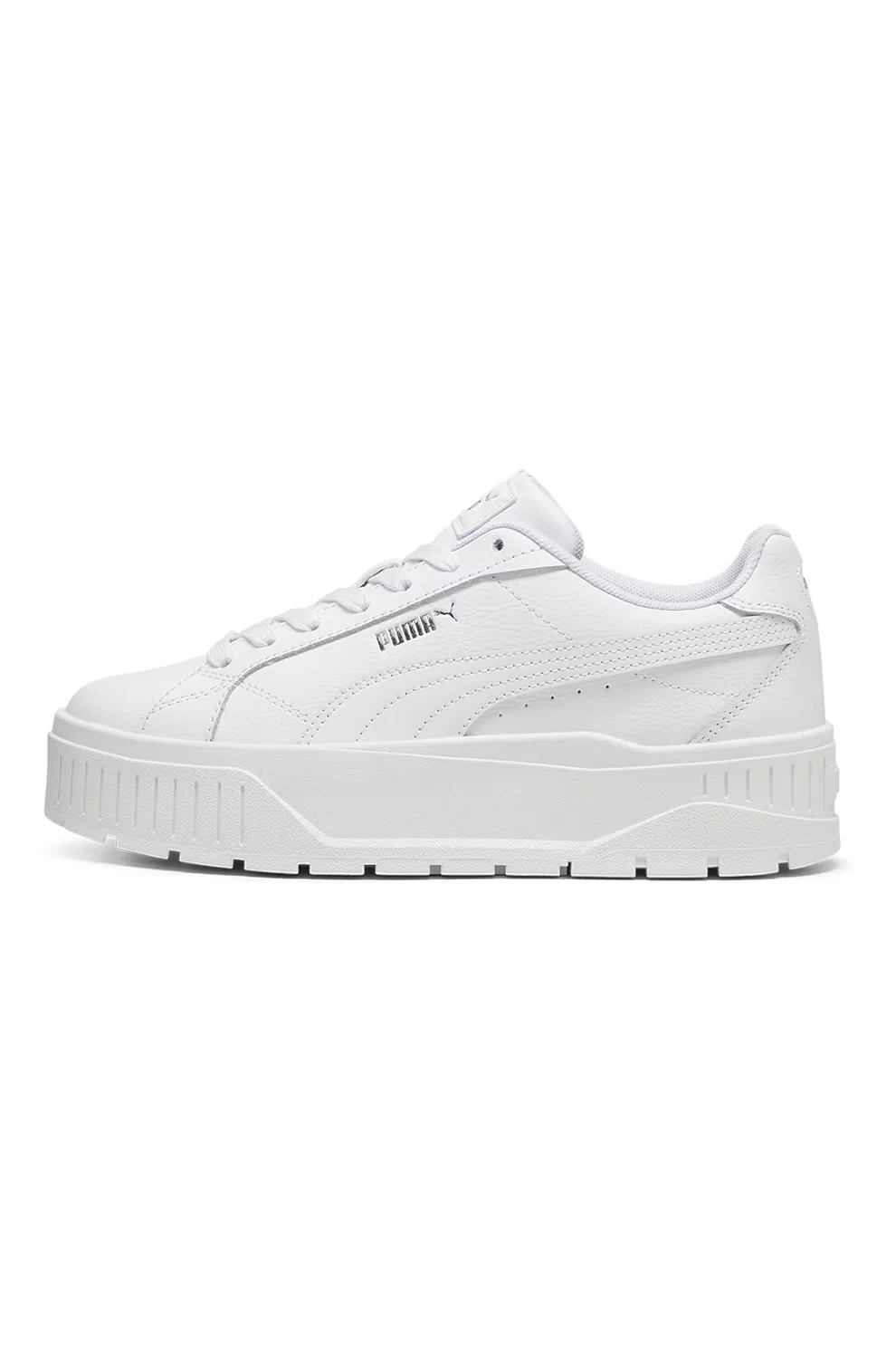 Puma, Pantofi sport Karmen II flatform, Alb optic