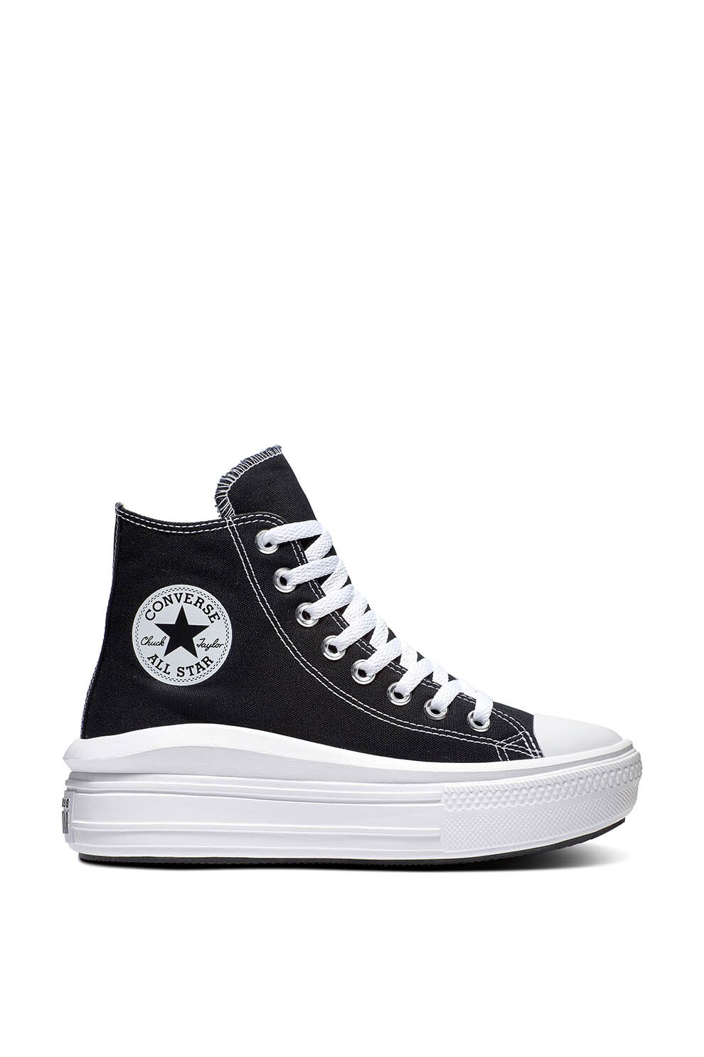 Tenisi Converse Chuck Taylor All Star Move Hi, Negru, 7.5