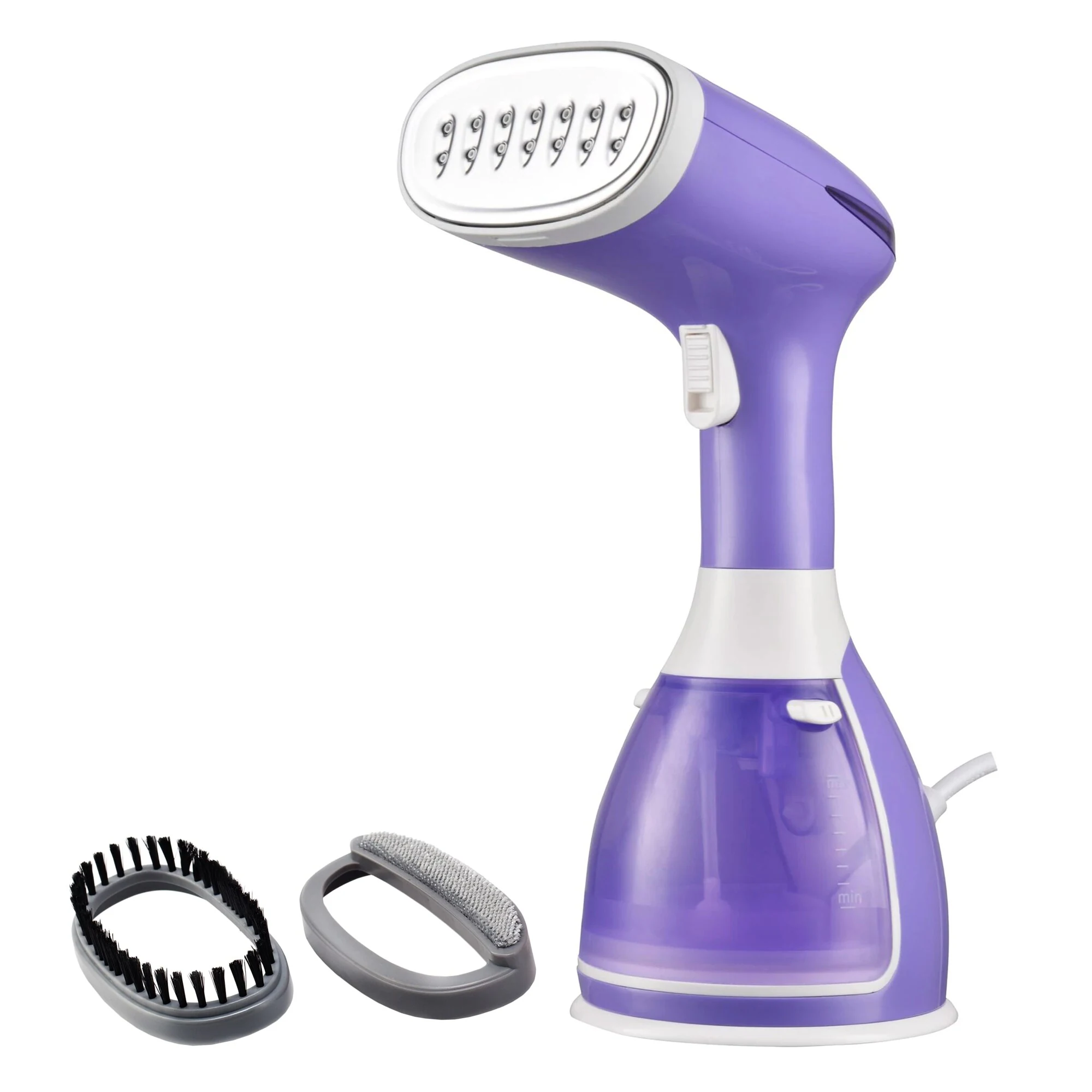 Aparat de calcat vertical cu abur Daewoo, 1500 W, 280 ml, abur 60 gr/min, alb/mov, DGS1500P