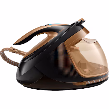 Statie de calcat cu abur Philips PerfectCare Elite Advanced GC9682/80, 2700W, 8 bari, jet de abur continuu 165…
