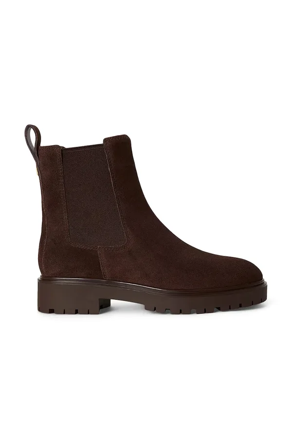 Lauren Ralph Lauren Allyson piele întoarsă maro