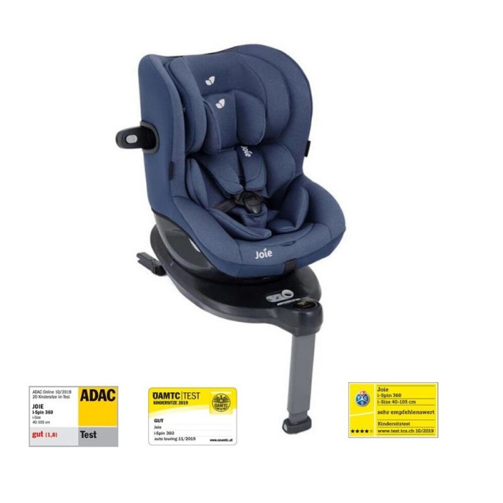 Scaun auto Joie i-Spin 360° Deep Sea, 40-105 cm, testat ADAC si certificat R129