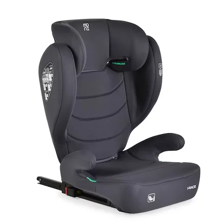 Scaun auto pentru copii Cangaroo I-Race Stone Grey I-Size 100-150cm, fixare cu Isofix, Certificare R129, tetiera…