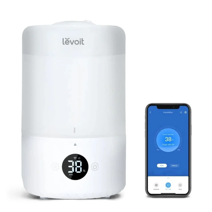 Umidificator de aer Levoit Classic 300S, Rezervor 6L, Super Silentios, Aplicatie Smart, Senzor Umiditate, Functie…